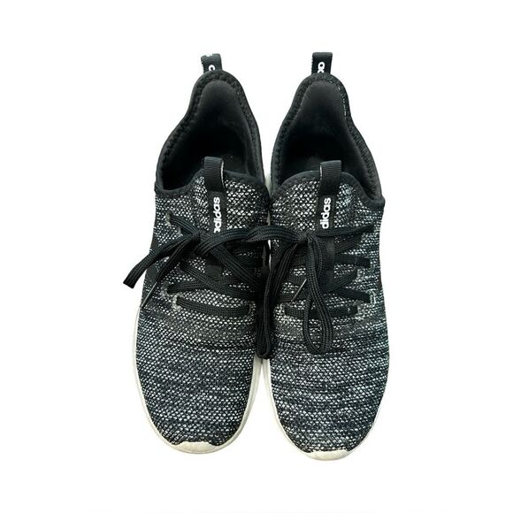 Adidas Cloudfoam Women’s Black and White Sneakers / Size 8 - Picture 1 of 6